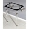 Fauceture VAH242030SN 24-Inch x 20-3/8-Inch x 30-Inch Acrylic Console Sink Legs, Brushed Nickel VAH242030SN - alternate 2